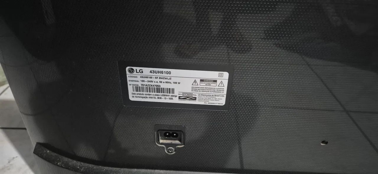 TV LG 43 4K. Funcionando perfeitamente.  - Foto 4