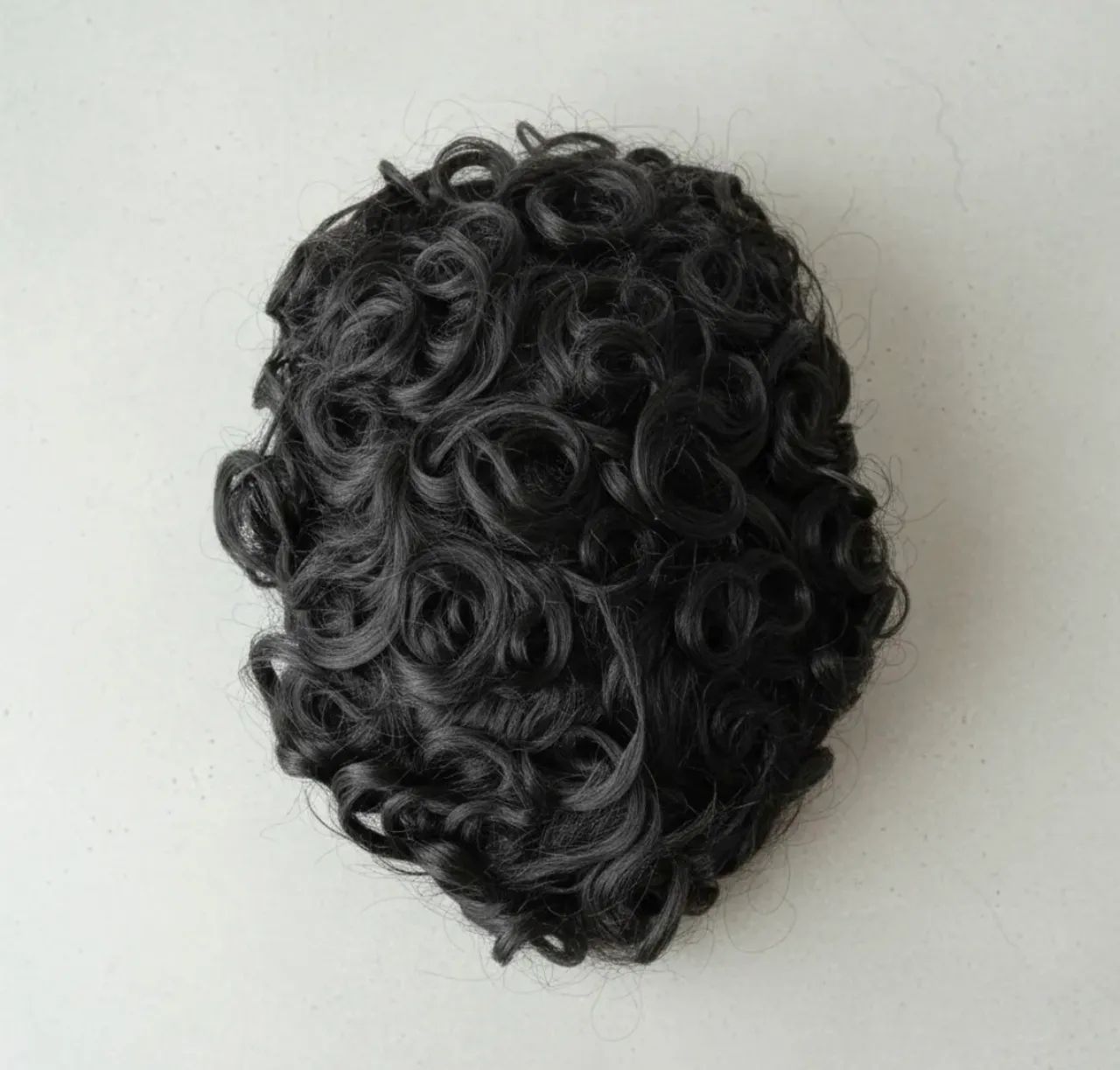 Prótese Capilar Masculina Cacheada - Cabelo Natural  - Foto 5