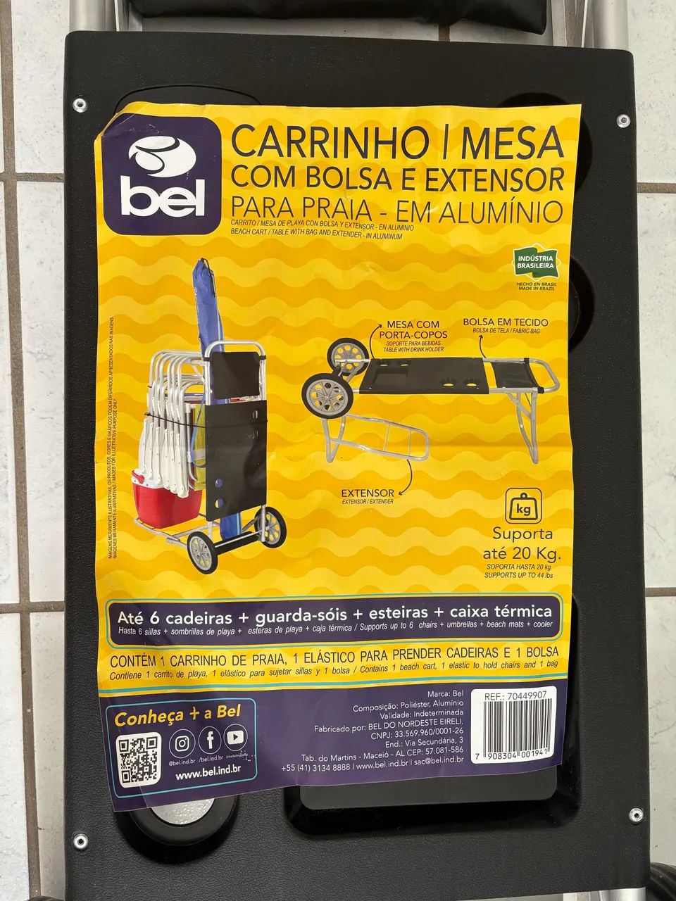 Carrinho mesa para praia - Foto 5