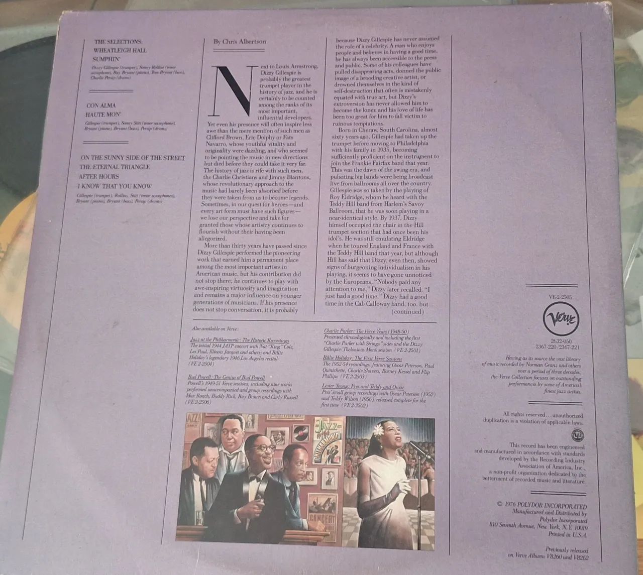 LP Dizzy Guillespie/ the Sonny Rollins/Sonny Stitt Sessions - Foto 3