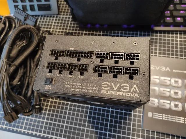 Fonte Evga 750w P2 Supernova - 80 Plus Platinum Full Modular - Foto 4