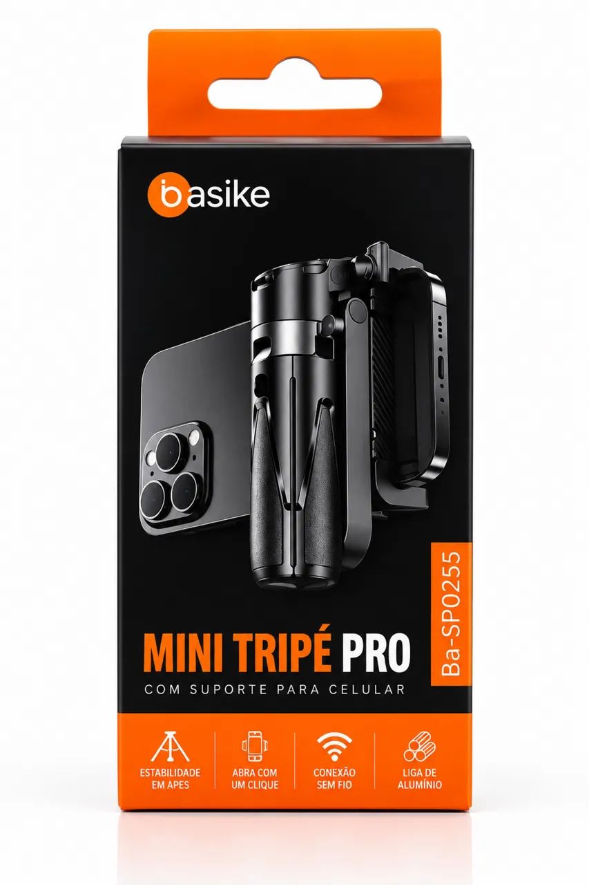 MINI TRIPÉ PRO BASIKE PARA SMARTPHONE