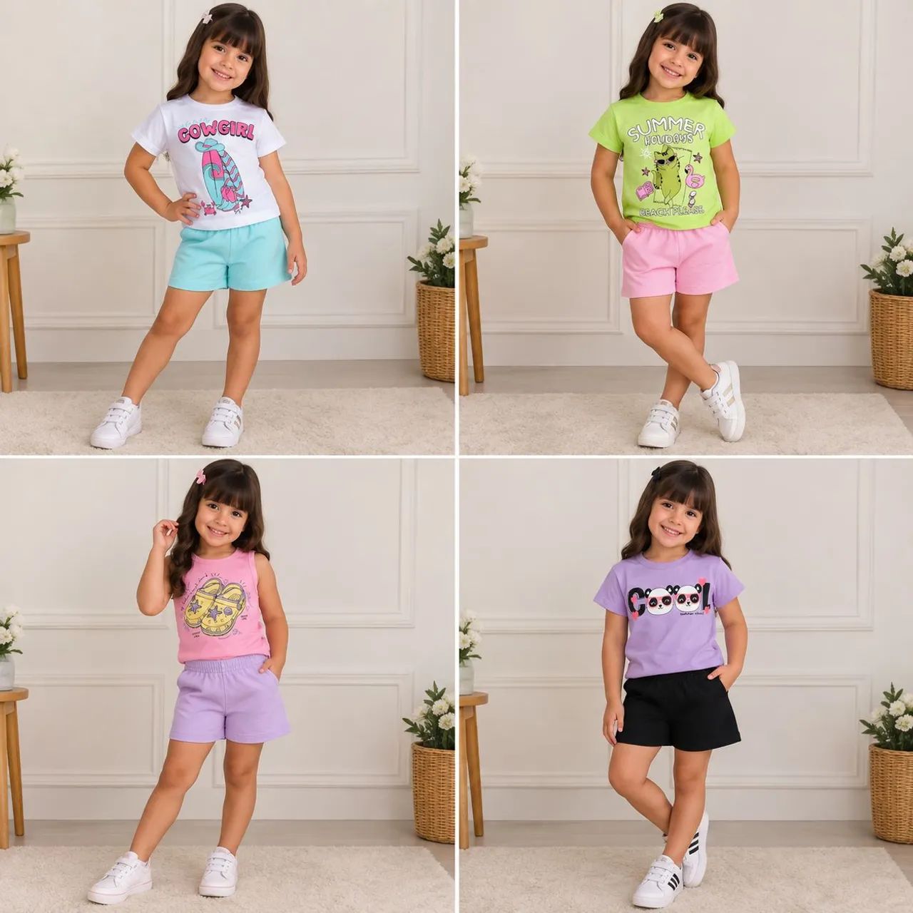 Conjunto infantil feminino 