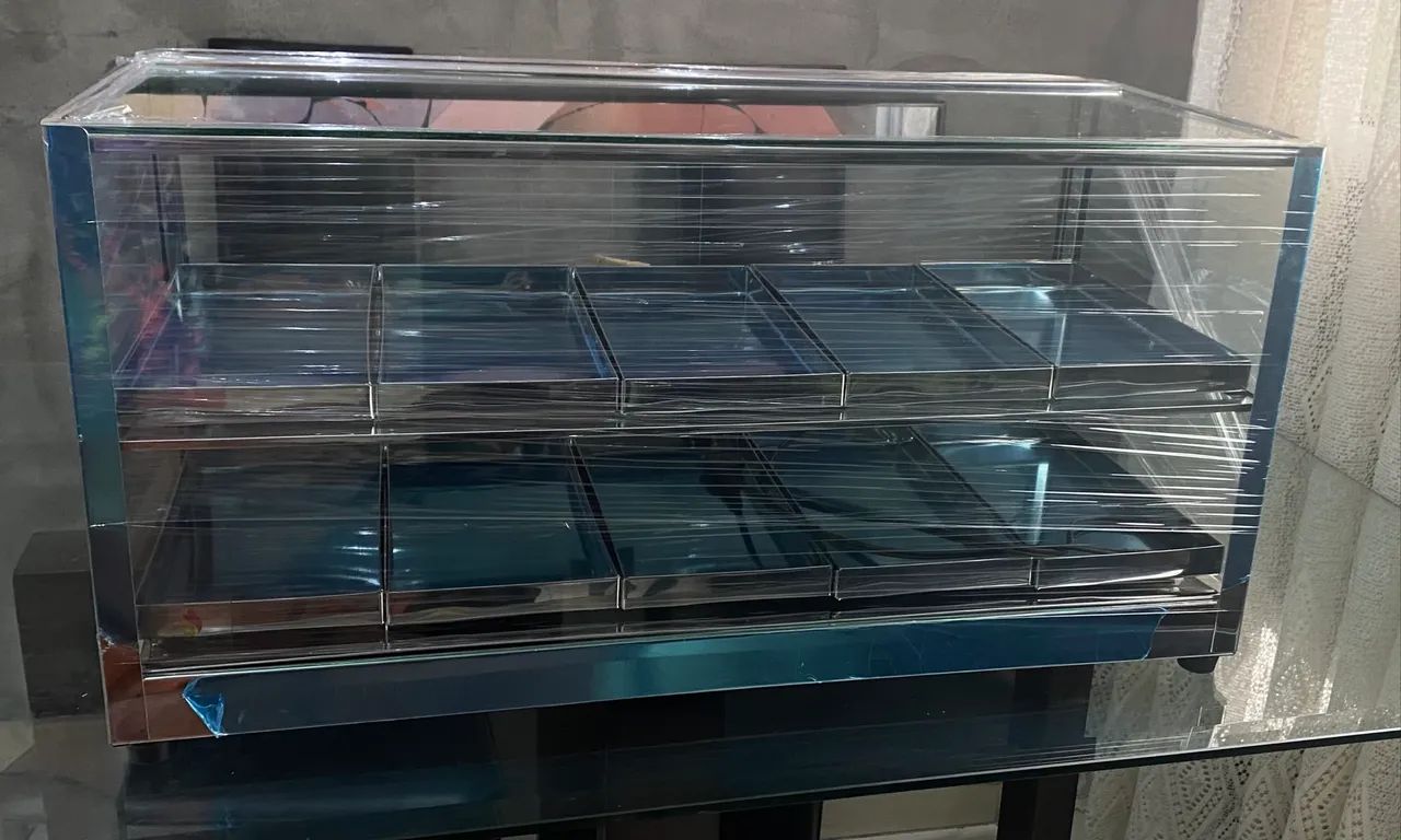 Estufa para salgado direto da fábrica 10 bandejas completa 