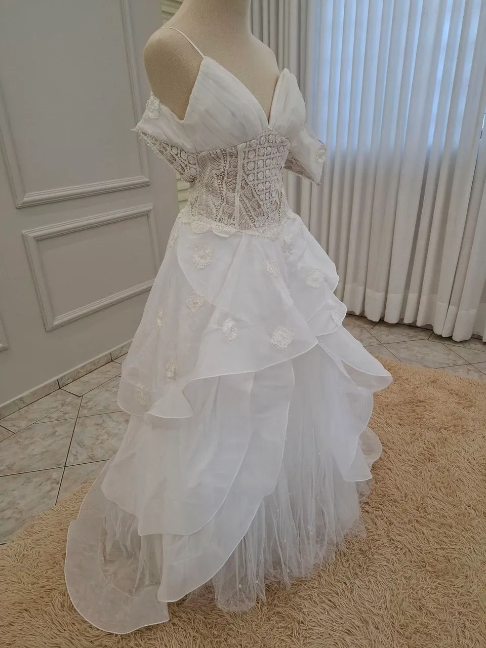 Vestido de noiva em tule  - Foto 2