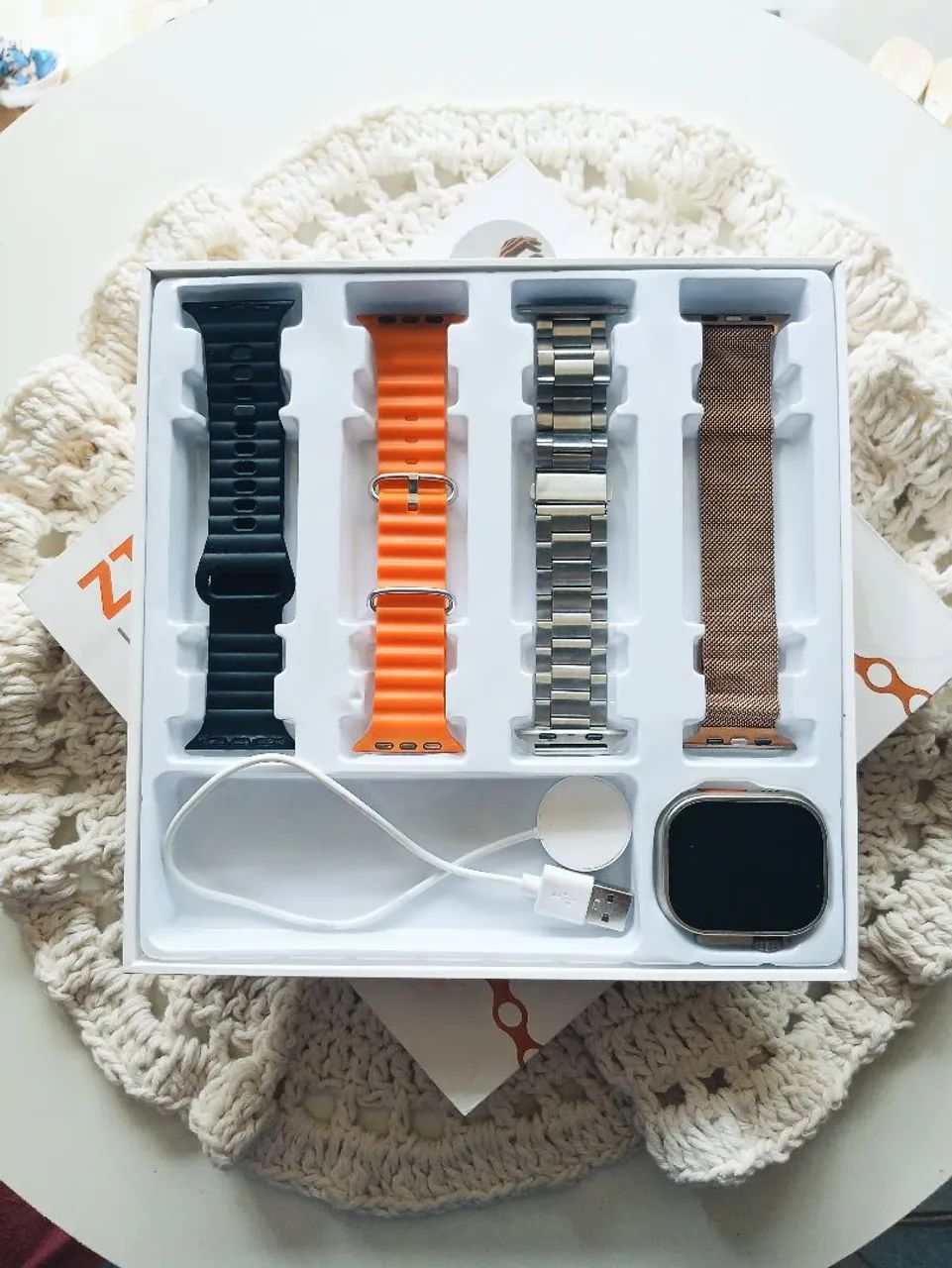 Smartwatch Ultra 6 Pulseiras Completo