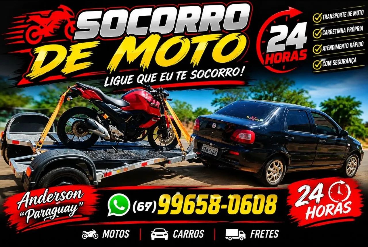 Socorro moto carro