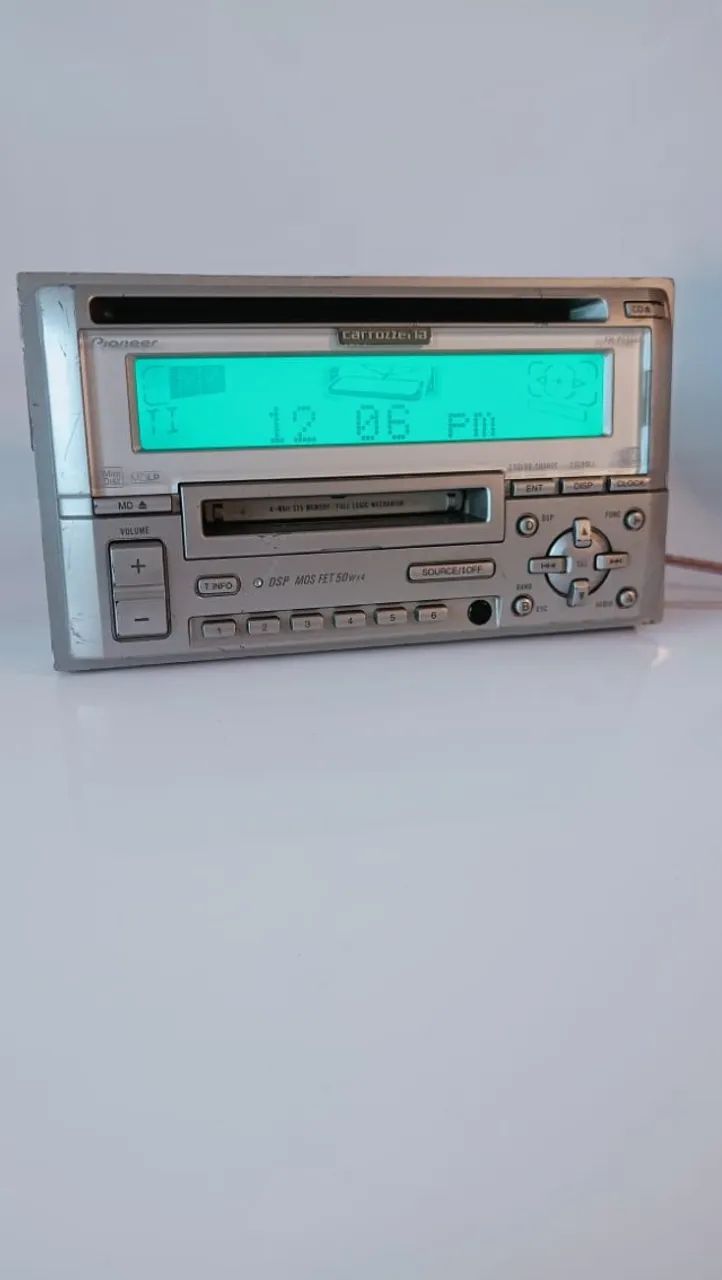 CD Player Carrozzeria 2 din FH P555 MD - Peças para carros, vans e