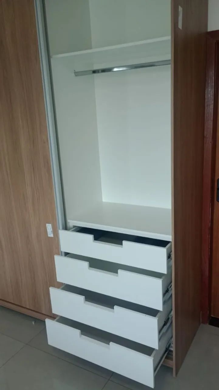 Guarda roupas solteiro  100%  MDF Modularte  - Foto 4
