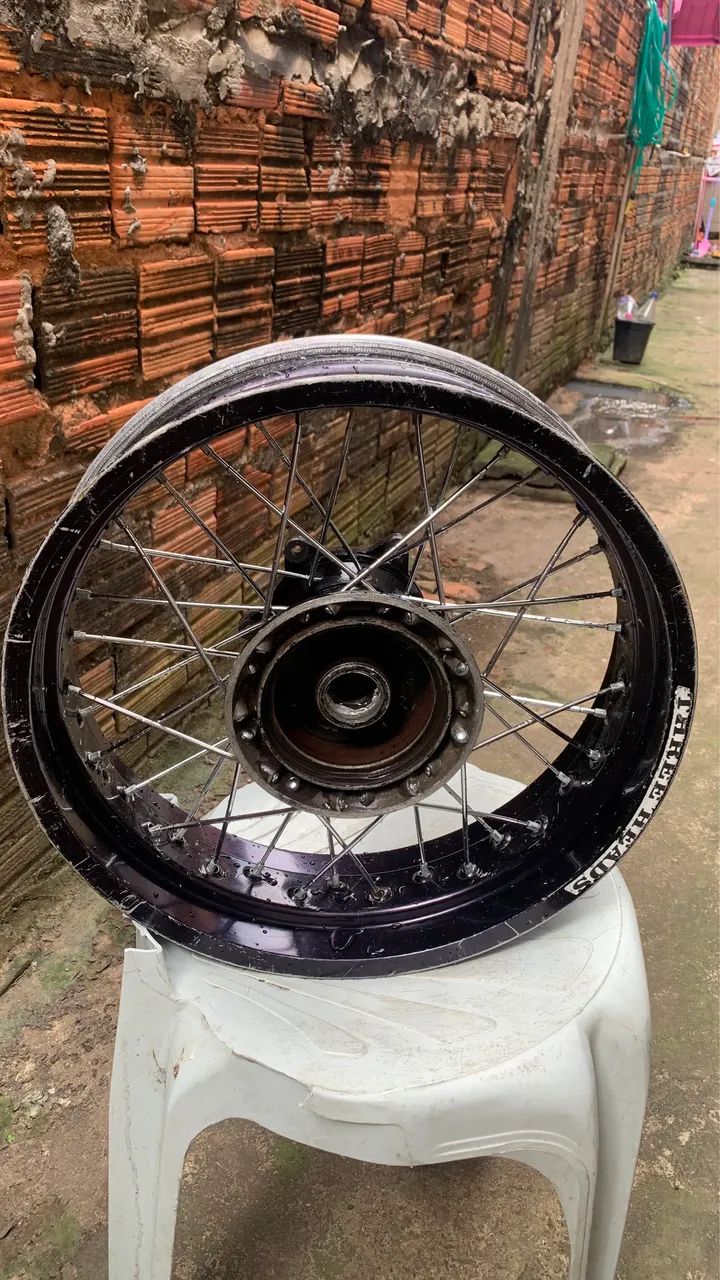 Roda de moto completa - Foto 4