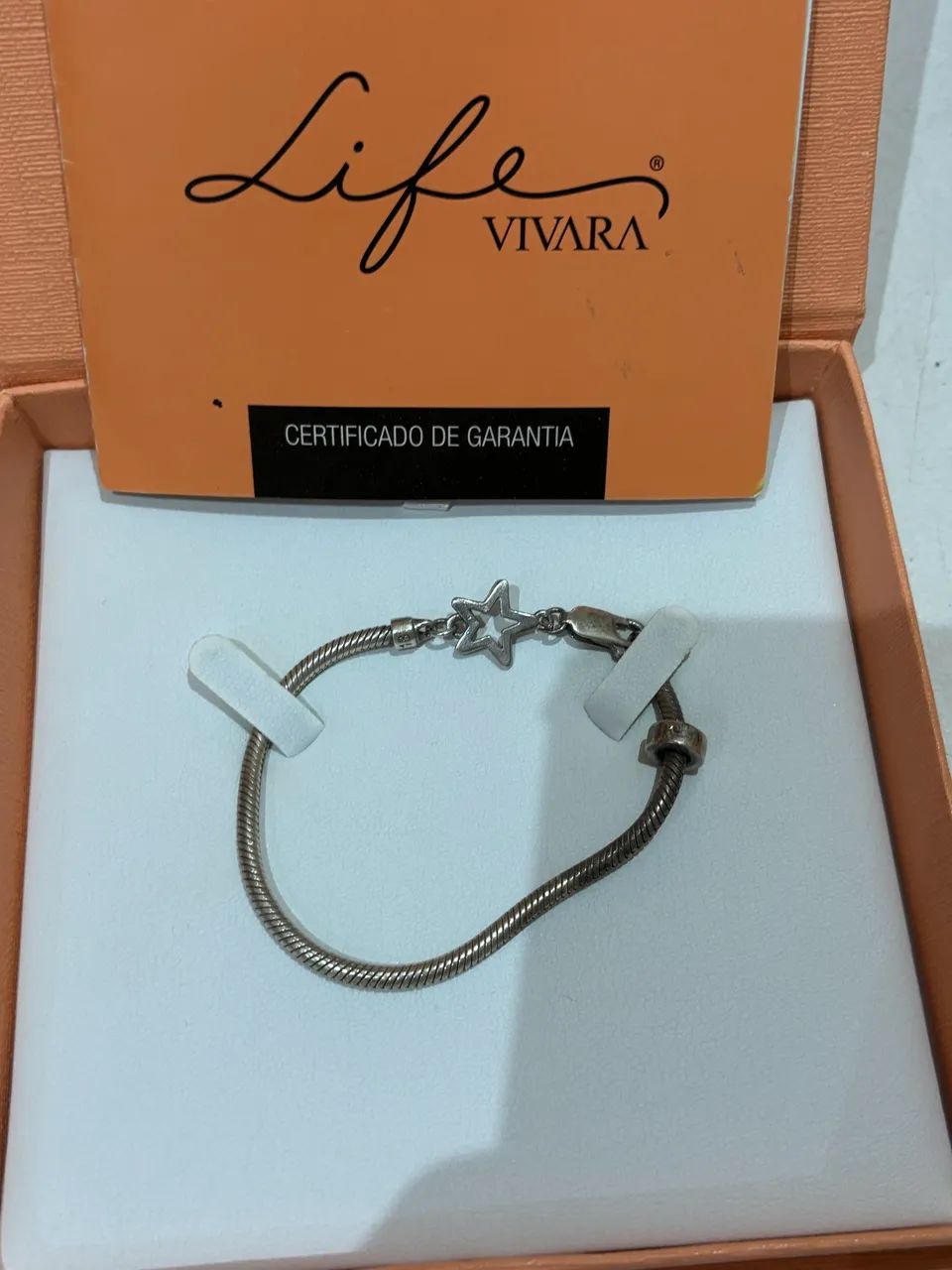 Kit 2 Pulseiras Vivara Life + Berloque Prata 925 - Foto 4