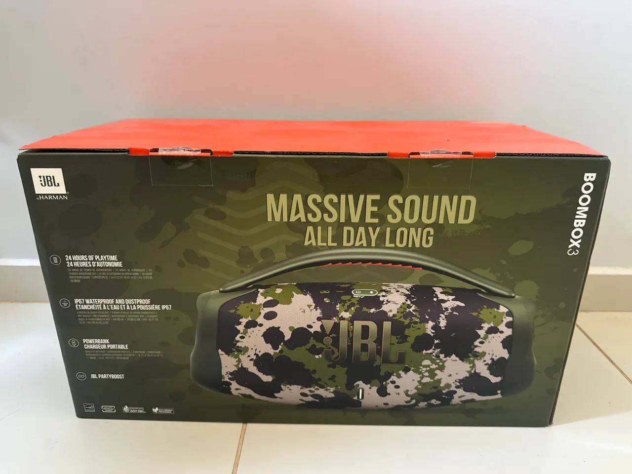 BOOMBOX 3 CAMUFLADA (NOVA) LACRADA - Foto 2