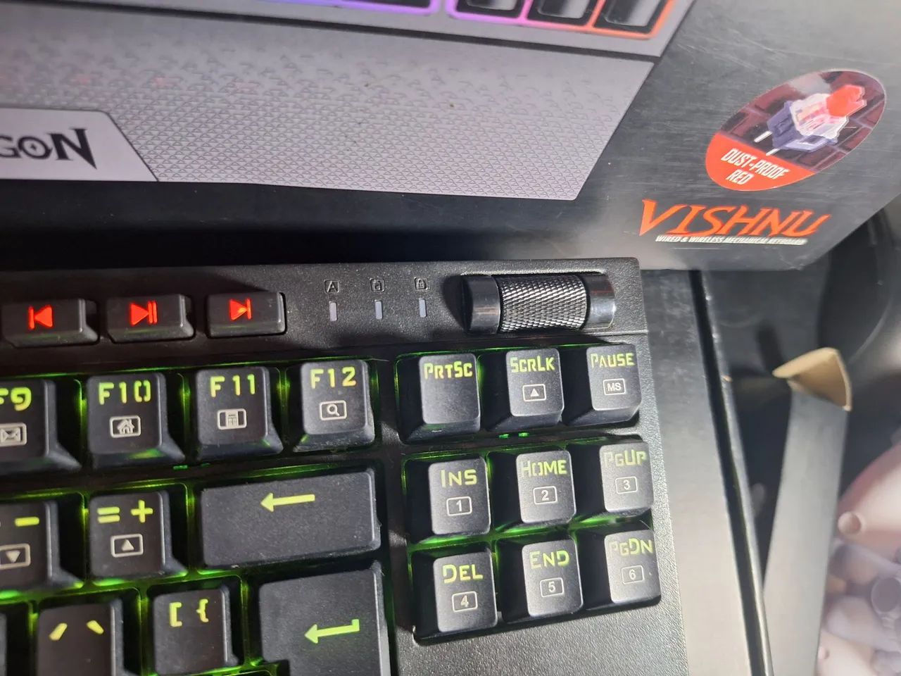 Teclado mecânico Redragon Vishnu - Wireless - Foto 5