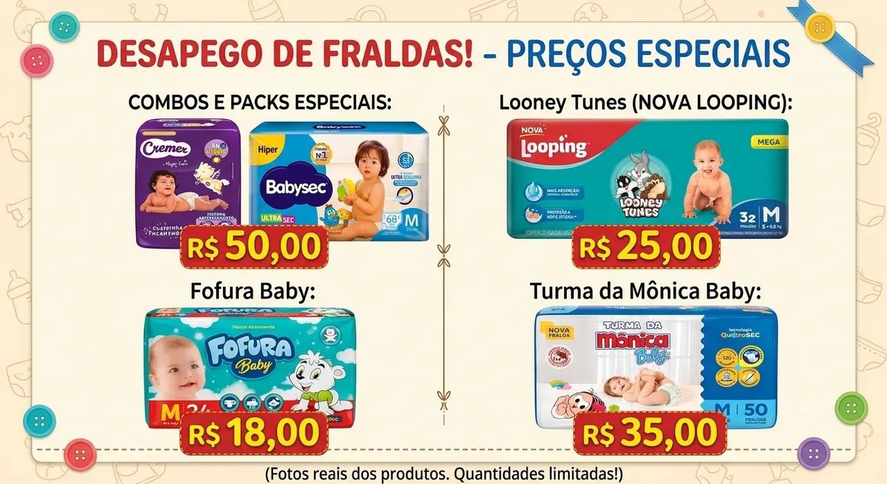 Desapego de fraldas - Foto 2