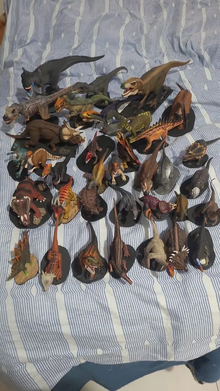 Miniatura de dinossauro coleção de 35 itens 