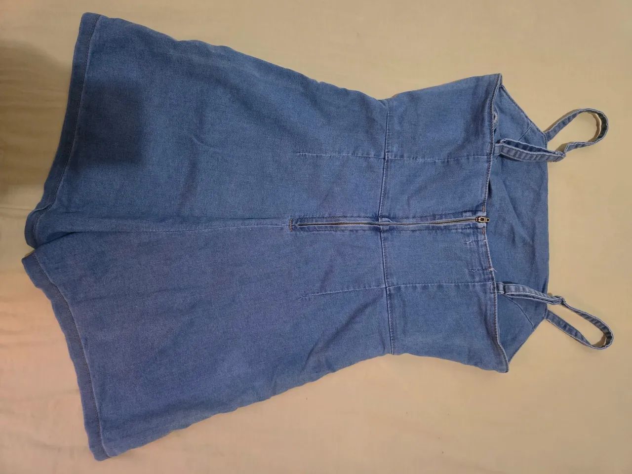 Vestido jeans com short tamanho M - Foto 2