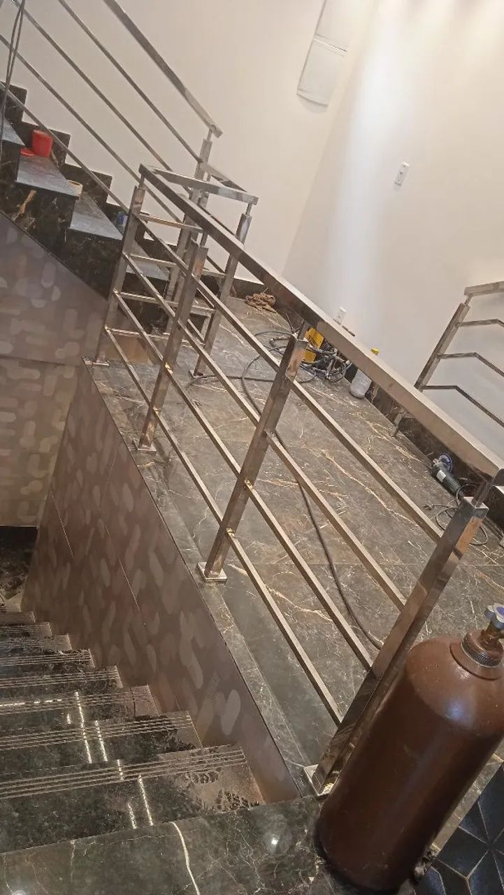 Corrimão e guarda corpo em aço inox  - Foto 5