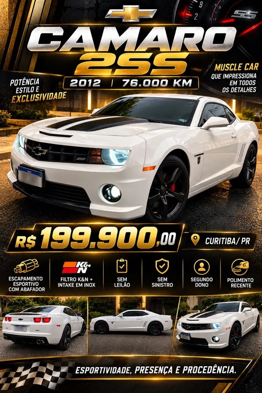 Chevrolet Camaro SS 6.2 V8 16V 2012