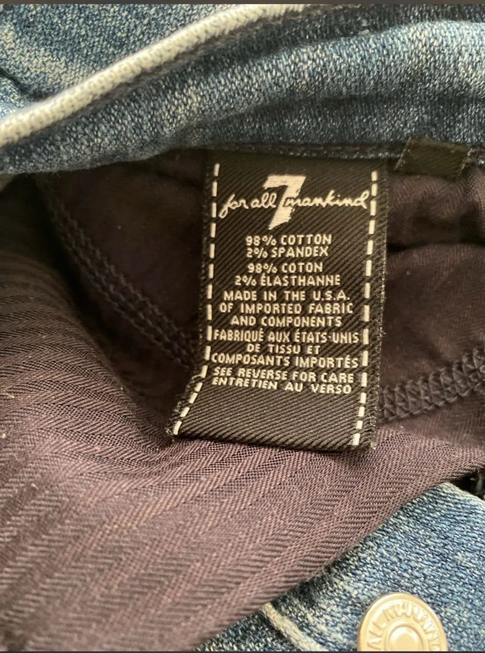 Calça jeans cigarette 7all mankind - Foto 2
