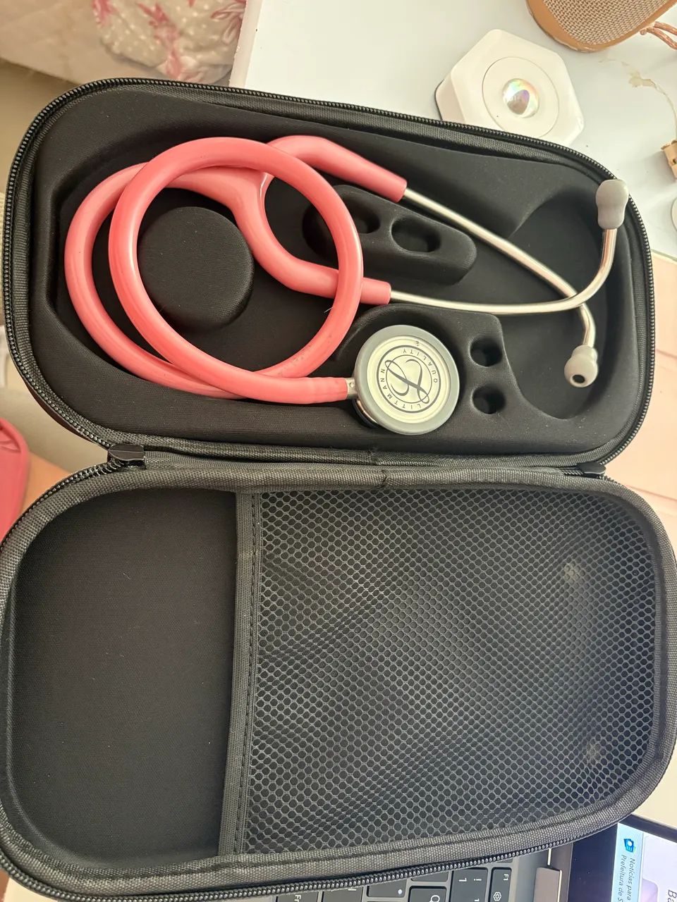 Estetoscópio Littmann Classic III - Rosa - Foto 2