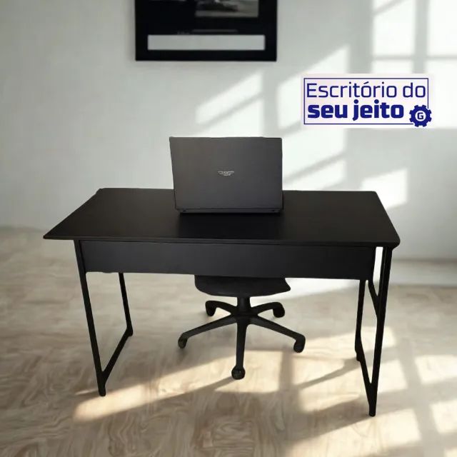 Mesa Multiuso 1,1m REFORÇADA NOVA Birô para Computador Notebook de Escritório Gamer Offic