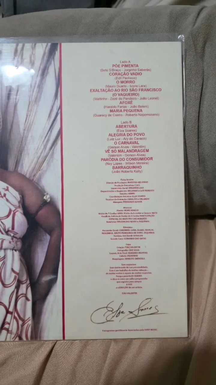 LP Elza Soares - Senhora da Terra Noize  - Foto 2