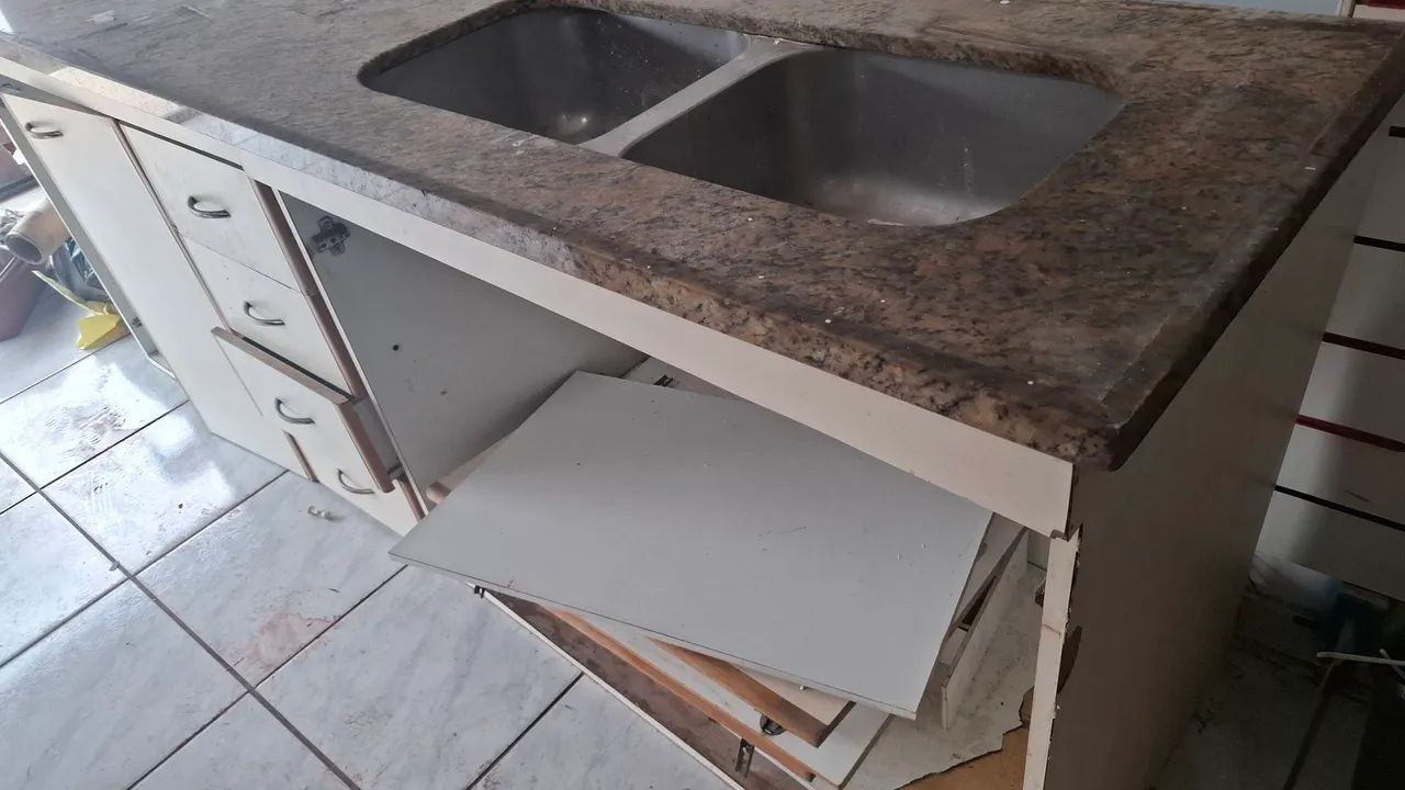 Bancada com pia de cozinha - Foto 3
