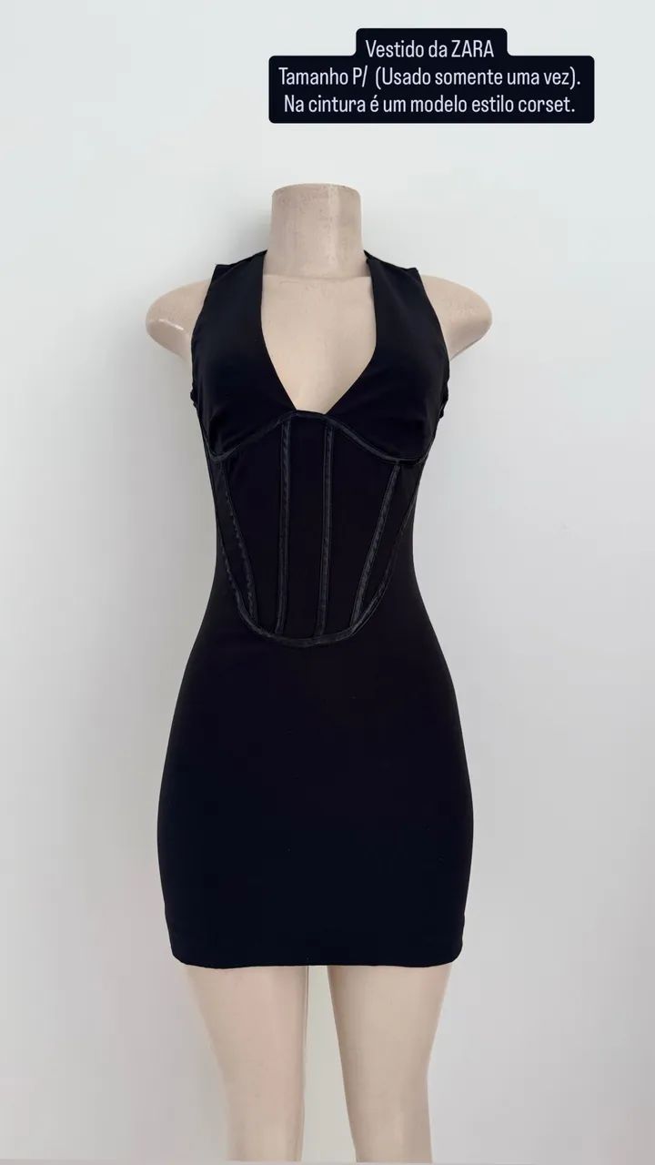 Vestido Zara corset 