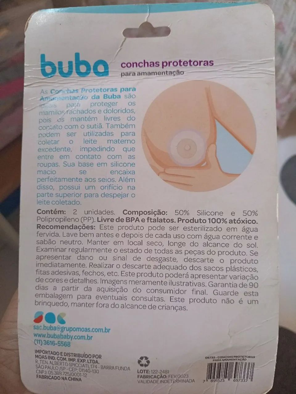 Buba - Conchas protetoras para amamentação - Foto 2