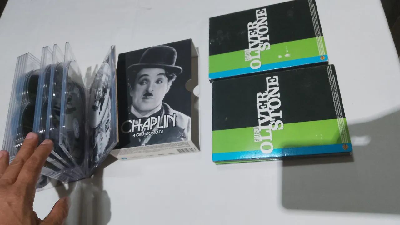 Box Chaplin Obra Completa+ Coleção Oliver Stone Vol 1 e 2 Originais  - Foto 4