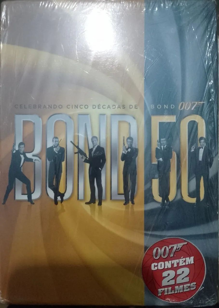 Promoção!!! Box Com 22 Dvds James Bond 007!!!