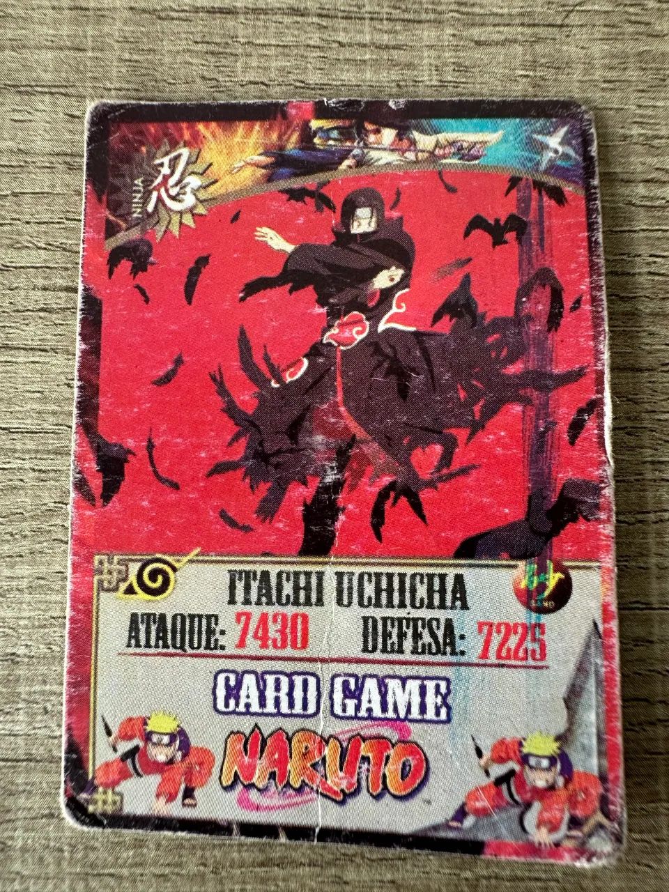 Carta Naruto Itachi Uchiha Card Game Colecionável Campinas-sp - Foto 2