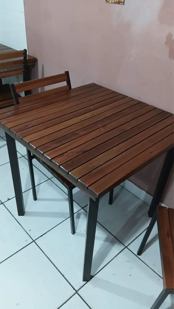 CONJUNTO DE MESA COM 2 CADEIRAS - Foto 3