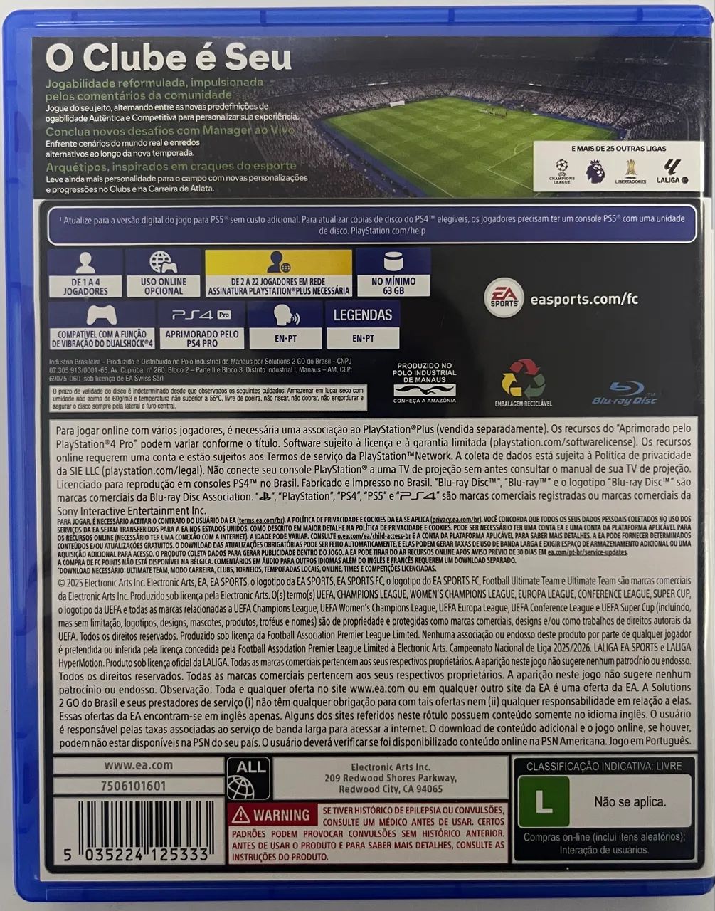 JOGO FC2026 - PS4/PS5 - Foto 2