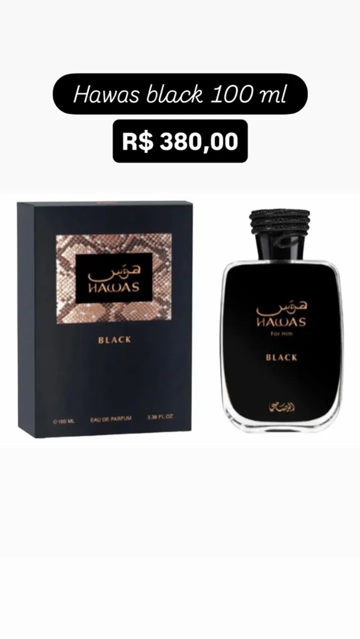 Perfume  Hawas black 100 ml 