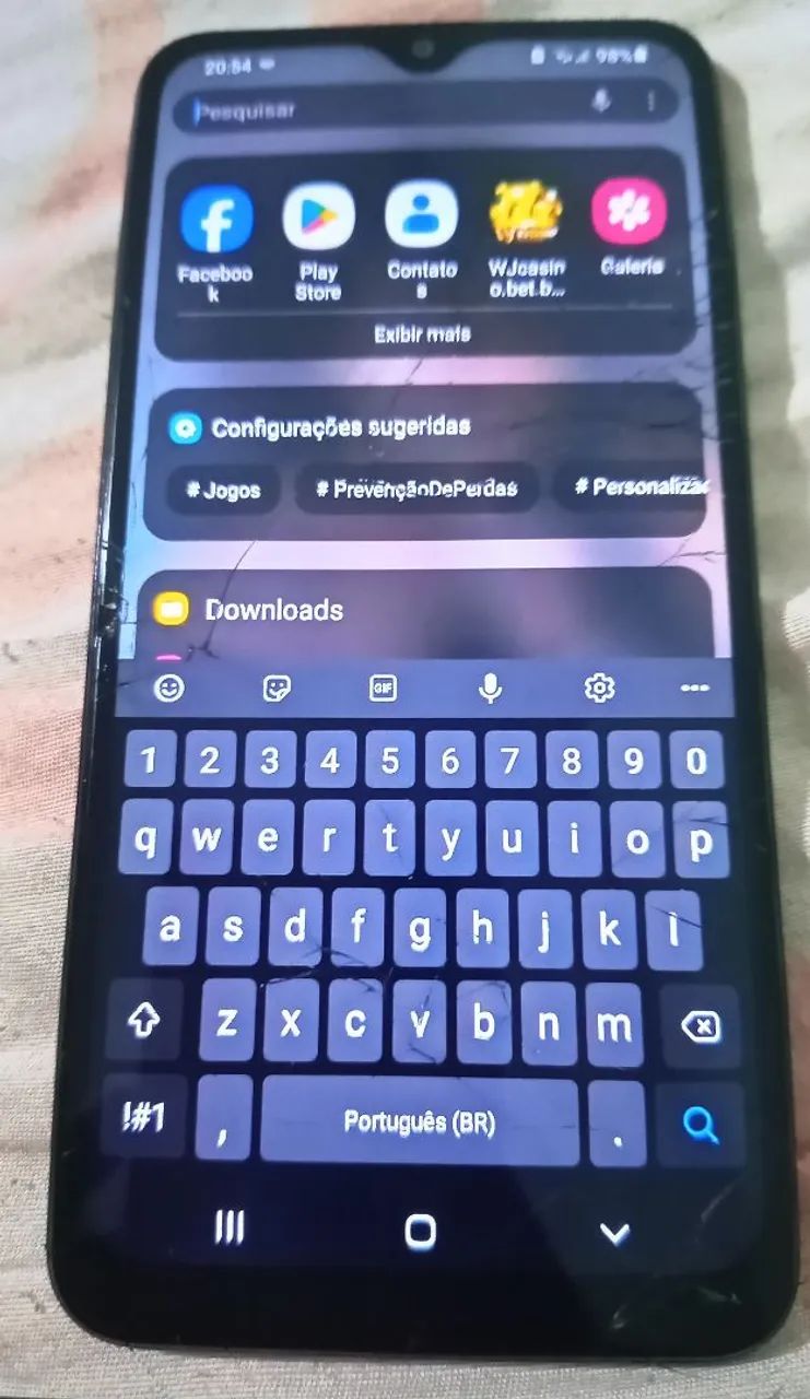 VENDO A10S TRICADO MAIS FUNCIONADO BEM 