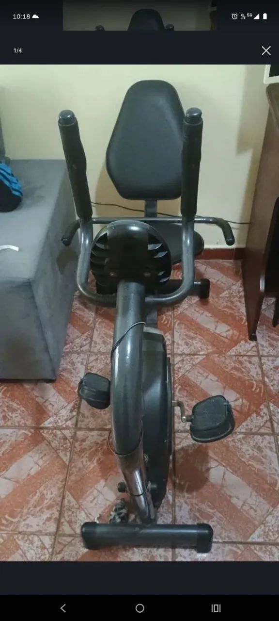 Bicicleta ergométrica horizontal  - Foto 4