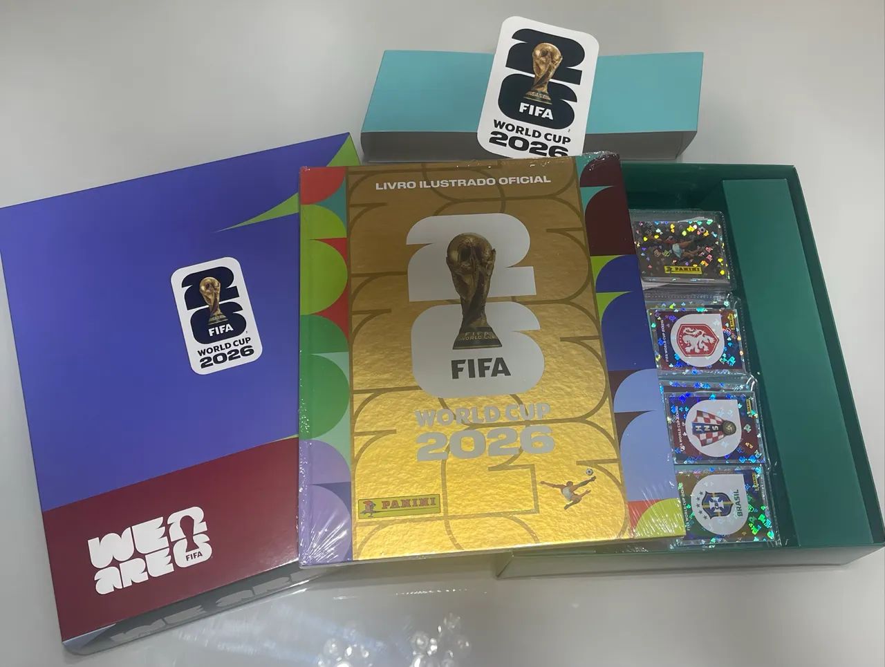 Kit Premium exclusivo Álbum da copa do mundo 2026 + TODAS AS 980 FIGURINHAS  - Foto 3