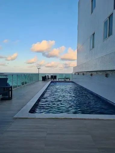 Apt beira mar e vista mar com piscina  - Foto 5