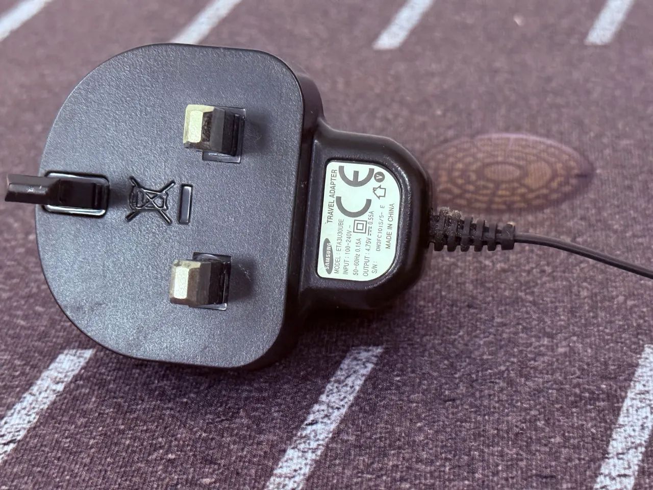 Carregador original Samsung V8