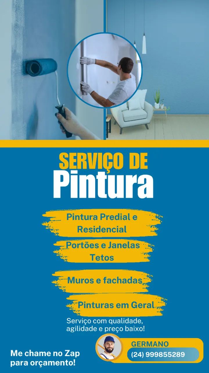 Pintura em Geral - pintor residencial e comercial