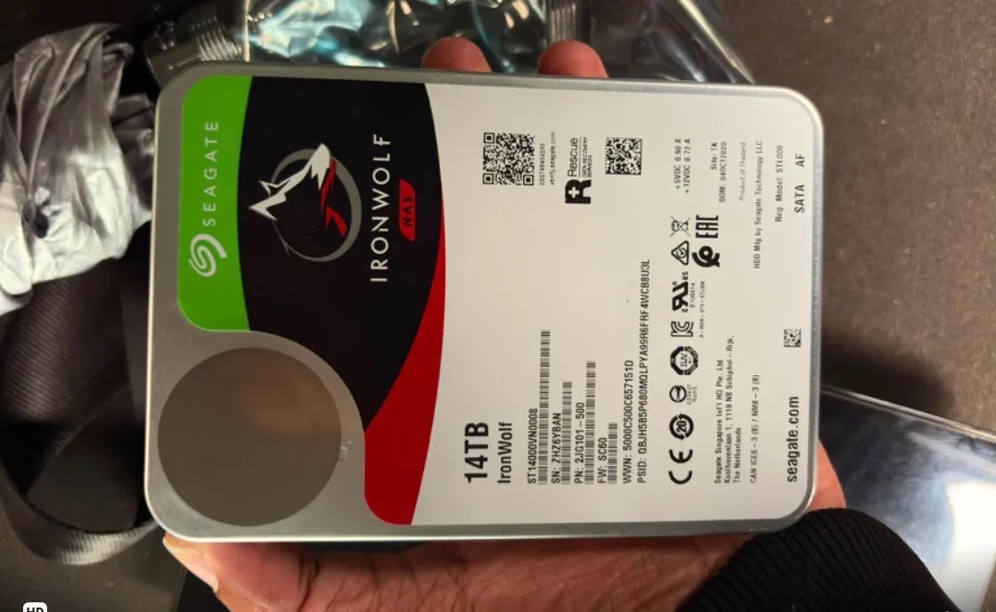 VENDO HD SEAGATE IRONWOLF 14 TB