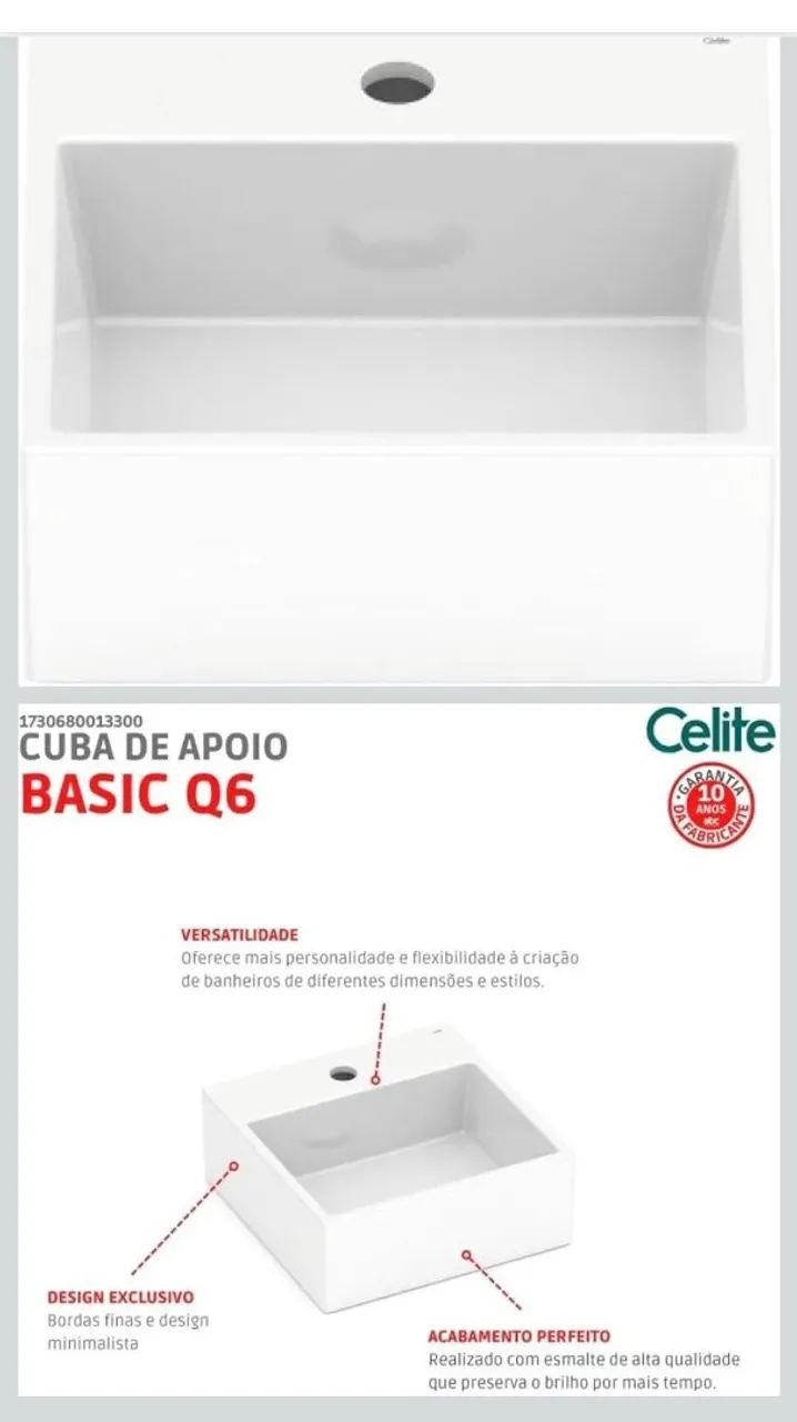 Cuba de apoio Celite Basic Q6 - Foto 3