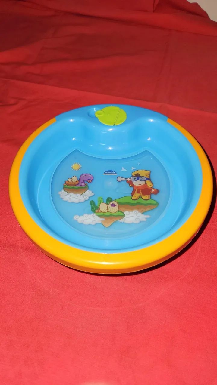Prato infantil com ventosa - Divertido e prático! - Foto 4