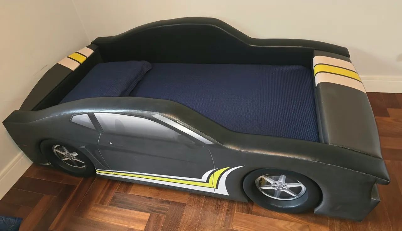 Cama infantil almofadada com colchão  - Foto 2