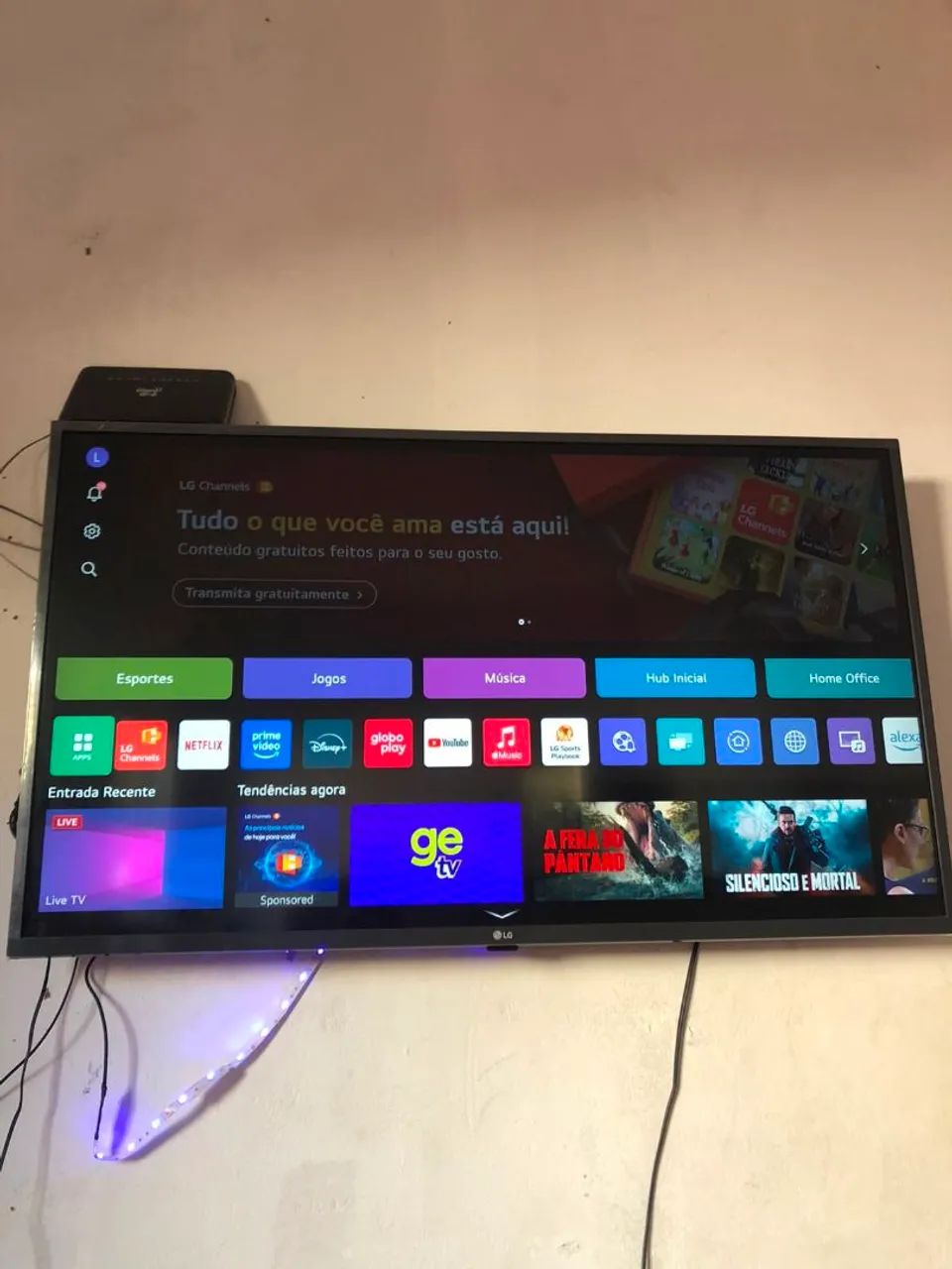 TELEVISÃO SMART LG 43 POLEGADAS 