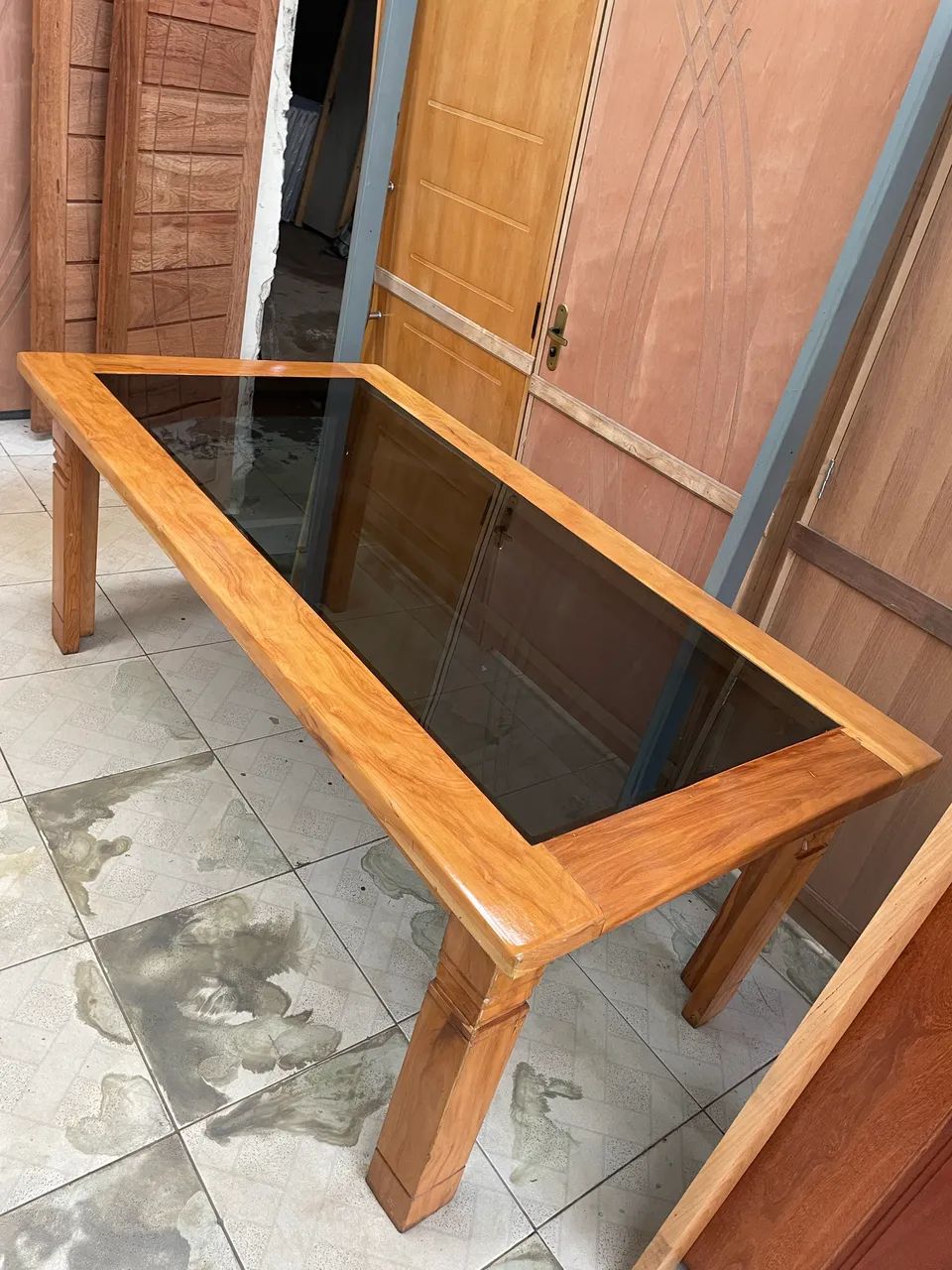 Mesa de Madeira Maçica Desmontável - Foto 3