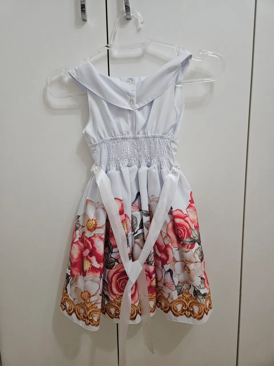 Vestido infantil branco - Foto 2