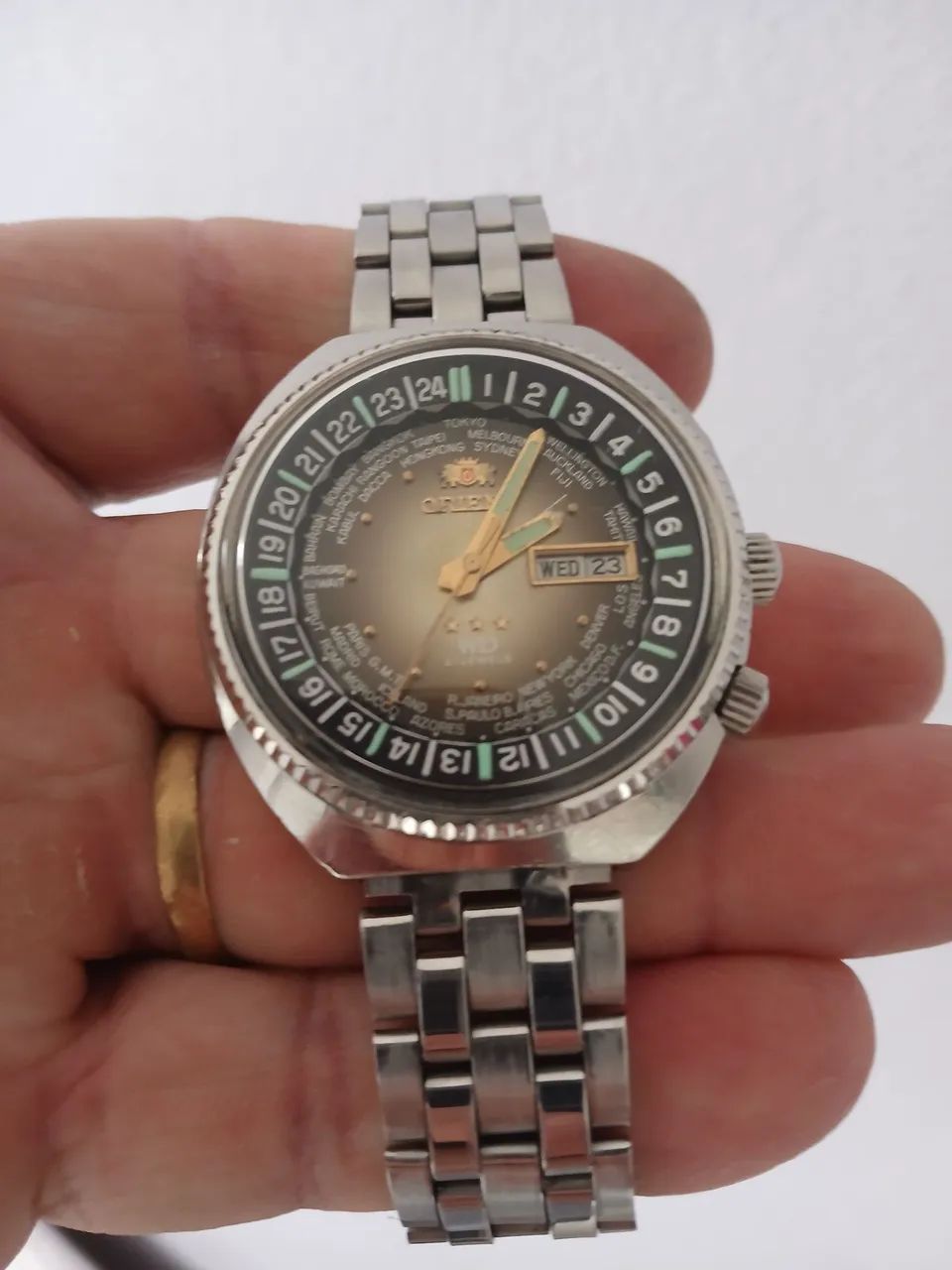 Relógio orient world diver  - Foto 3
