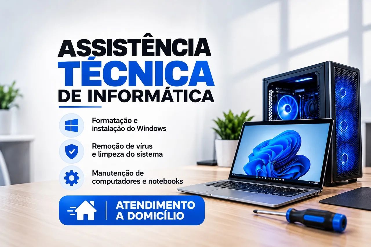Técnico de informática | Atendimentos a domicílio 